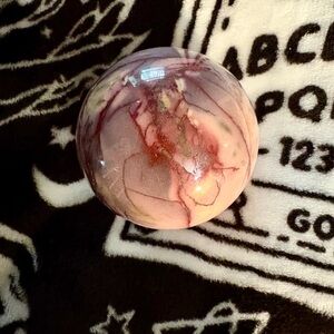 Pink and Purple Mookaite Crystal Sphere